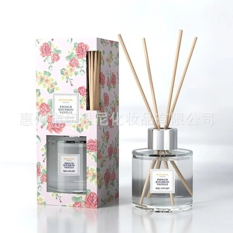 Home Fire-Free Aromatherapy Air Freshener Fragrance Bedroom Bathroom Essential Oil Incense Sticks Decoration Reed Diffuser