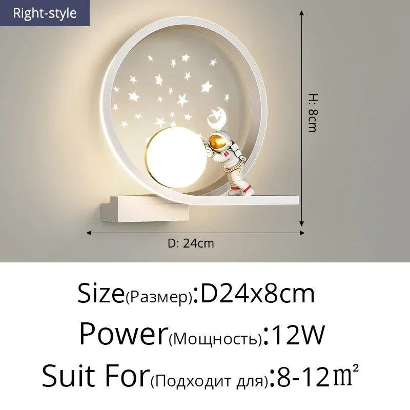 LED Wall Lights for Bedroom Bedside Hallway Living Room Balcony Indoor Lighting Wall Lamp Ac110/220v Home Decoration Aisle White