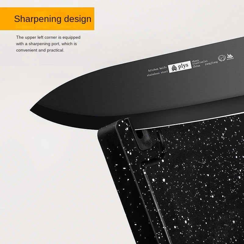 Magnetic knife holder Perforation-free kitchen knife storage rack Multi-functional standing strong magnetic knife holder