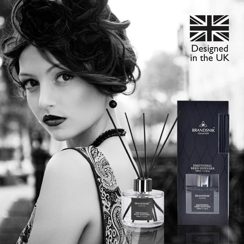 Home Fire-Free Aromatherapy Air Freshener Fragrance Bedroom Bathroom Essential Oil Incense Sticks Decoration Reed Diffuser