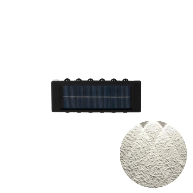 1pc 2/4/6/8/10/12LEDs Solar LED Wall Lights, Outdoor Wall Lamp For Garden, Patio, Ambient Light