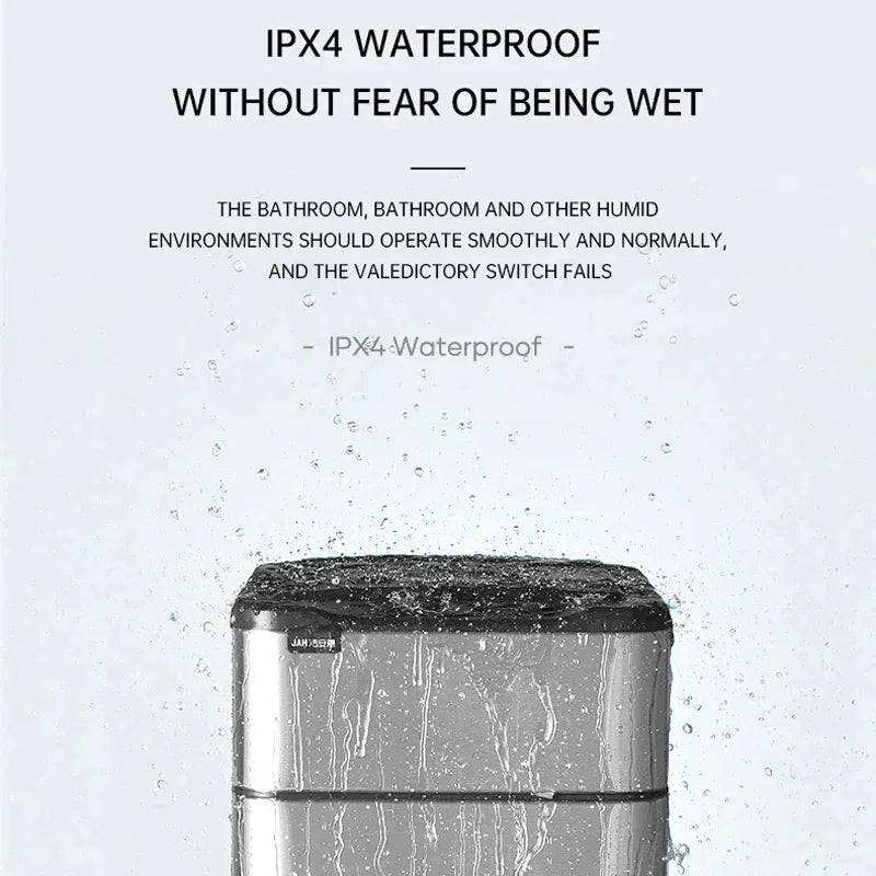 Smart Trash Can 20 liters Large Capacity Wastebasket Stainless Steel Kitchen Garbage Bin 15 liters Automatic Sensor Trash Bin