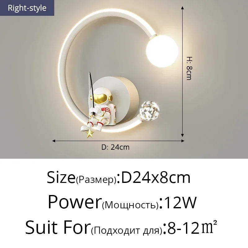 LED Wall Lights for Bedroom Bedside Hallway Living Room Balcony Indoor Lighting Wall Lamp Ac110/220v Home Decoration Aisle White