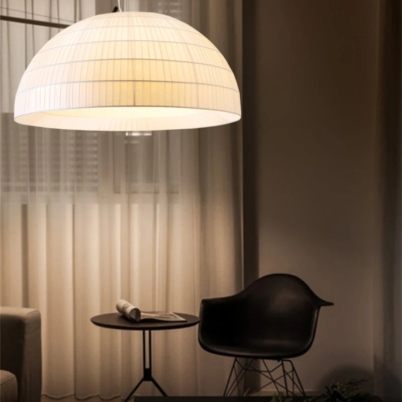 Home Decor Fabric Restaurant LED Chandeliers for Bedroom Coffee Dining Room Table Bar Pendant Lamp Lighting Suspension Luminaire