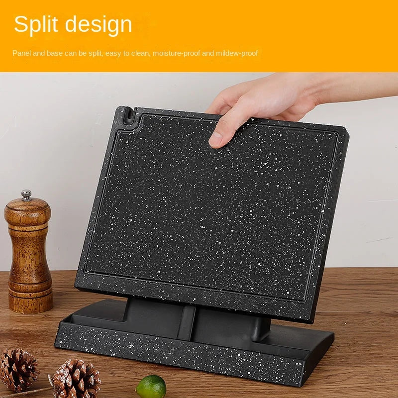 Magnetic knife holder Perforation-free kitchen knife storage rack Multi-functional standing strong magnetic knife holder