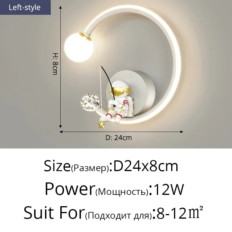 LED Wall Lights for Bedroom Bedside Hallway Living Room Balcony Indoor Lighting Wall Lamp Ac110/220v Home Decoration Aisle White